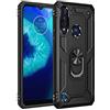 BestST Custodia per Motorola Moto G8 Power Lite Case Cover Armor Custodia Protettiva Rigida Dual Layer Armatura Resistente agli Urti con cavalletto per Moto G8 Power Lite Cover,Hybrid Special Edition