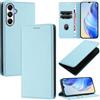 DENDICO Cover per Samsung Galaxy A05S, Custodia in PU Pelle Portafoglio con Blocco RFID, Chiusura Magnetica Cover per Samsung A05S, Blu