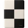 Comfyable custodia laptop 14 pollici compatibile con MacBook Pro 14 M5/M4/M3/M2 Pro/Max und M1 2026-2021, sleeve MacBook slim in vera pelle, Nero e Crema