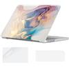 YOPAS Cover per MacBook Pro 14 Pollici M5 M4 M3 M2 M1 2026-2021, Custodia A3427 A3426 A3434 A3112 A3185 A3401 A2918 A2992 A2779 A2442 & Tastiera Cover & Protezione Schermo,Marmo B