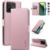 Yunubeyii Cover Libro per Xiaomi Redmi Note 13 Pro 5G - [Blocco RFID] Luxury PU Leather Portafoglio Card Holder Magnetic Phone Custodia con Kickstand, Cover Protettiva Antiurto, Rosa