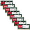 Gigastone 【DDR3 RAM Solo Notebook】GIGASTONE 64GB Kit(8x8GB) DDR3/DDR3L 1600MHz (1333MHz) PC3-12800 (PC3-10600) CL111.35V/1.5V 2Rx8 SODIMM 204pin Memoria notebook-Unbuffered Non-ECC, alte prestazioni
