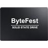 ByteFest SSD 256GB Unità a stato solido interne 2.5 SATA III 7mm disco ssd interno, per Laptop e PC Desktop