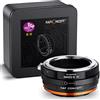 K&F CONCEPT Lente Mount Adattatore NIK(G)-NEX IV Manuale Fuoco:Compatibile con Compatibile con Nikon F (G-Type) Lente a Compatibile con Sony E Mount Corpo Fotocamera