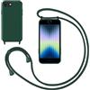 GoodcAcy Cover con Collana per iPhone 16E/iPhone 17E,Custodia Silicone Liquido con cordini,Custodie con Regolabile Collana Antiurto AntiGraffio Case con Laccio Tracolla per iPhone 16E/iPhone 17E,Verde