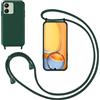 GoodcAcy Cover con Collana per Redmi 13C/Xiaomi Poco C65,Custodia Silicone Liquido con cordini,Custodie con Regolabile Collana Antiurto AntiGraffio Case con Laccio Tracolla per Redmi 13C/Xiaomi Poco C65,Verde
