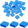 QUARKZMAN 25pz USB Tipo A Porta Tappi Coperture Cappucci Silicone Anti Polvere Protettore per USB Maschio Terminale, Blu