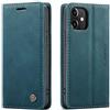 Phernykas Cover per iPhone 12 mini, Flip Libro in Pelle Premium, Wallet Case con Porta Carte, Portafoglio Case Chiusura Magnetica, [Carta Fessura][Antiurtoo][Cavalletto] Custodia per mini 12,Blu-verde