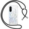 Yoedge Cover con Cordino per Samsung Galaxy A36 5G 6,64, Trasparente Aesthetic Disegni Fiori Custodia con Collana Tracolla Laccio Collo, Sottile TPU Silicone + PC Antiurto Case per Samsung A36,01