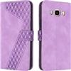 OKZone Cover per Samsung Galaxy J710/J7 2016, Custodia in Pelle Samsung J710/J7 2016, Cover a Libro Galaxy J710/J7 2016 Magnetica Portafoglio Folio PU Pelle Flip Caso con Wallet Case Cover (Porpora)