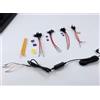 MANKIW Kit hardware Dashcam tipo C per doppia dashcam anteriore e posteriore, kit di cablaggio fisso Dashcam con maniglie di sicurezza e strumento di installazione