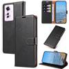 KKEIKO Cover per Oppo Reno11 F 5G, Antiurto Custodia in PU Pelle con Blocco RFID, Magnetico Protettiva Cover per Oppo Reno11 F 5G, Nero