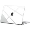 BlueSwan Cover Compatibile con MacBook Pro 16 Pollici M5 A3428 A3429 M4 A3186 A3403, M3 A2991, M2 A2780, M1 A2485 2026 2024-2021, Custodia Rigida in Plastica Protettiva Case - Cristallo Trasparente