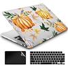 AMCJJ Custodia Rigida Compatibile con MacBook Pro 14 Pollici 2023 2022 2021 Release M3 A2918 A2992/M2 A2779/A2442 M1,Plastica Case Cover & EU Tastiera Cover & Screen Protecto, Zucca