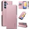 Yunubeyii Cover Libro per Samsung Galaxy A25 5G - [Blocco RFID] Luxury PU Leather Portafoglio Card Holder Magnetic Phone Custodia con Kickstand, Cover Protettiva Antiurto, Rosa