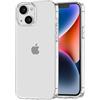 NEW'C Cover per iPhone 14 (6,1 Pulgadas), Custodia Gel Trasparente Morbida Silicone Sottile TPU [Ultra Leggera e Chiaro]