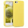 kwmobile Custodia Compatibile con Apple iPhone SE (1.Gen 2016) / iPhone 5 / iPhone 5S Cover - Back Case per Smartphone in Silicone TPU - Protezione Gommata - giallo chiaro matt