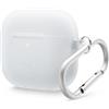 elago Cover in Silicone per AirPods 4 | Moschettone Incluso, Supporta la Ricarica Wireless, Protezione Completa (Blu Luminescente)