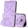 Netany Cover per Samsung Galaxy A5 2017 / A520, Flip Premium Pelle PU Libro Portafoglio Protettiva Custodia con Slot Scheda Supporto Stand Magnetica Protezione Completa (Porpora)