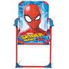 ARDITEX Sedia pieghevole con braccioli Spiderman di Marvel - 38x32x53cm - Adatta per giardino, campeggio, spiaggia o montagna - Ideale per bambini.