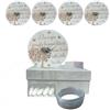 Regalami.shop Set 4 bomboniere in pietra con scatola, portaconfetti, nastro e bigliettino ideale per tutte le cerimonie (set 4)