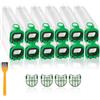 LieIe 12 Sacchetti Aspirapolvere per Folletto VB100 FP100, Accessori di Ricambio per Vorwerk Folletto Sacchetti Filtro Sacchi Aspirapolvere per Folletto con 4 Filtro Motore 1 Spazzole