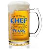 Joymaking Boccale di birra personalizzata - Sono orgoglioso capo di un mostro squadre fantastiche, regali per il capo, brocca di birra Chef 500 ml