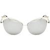 Inception Pro Infinite Occhiali da sole Femmina - Donna - argento - a specchio - gatto con - vintage - metallo - montatura cat eye - uv 400 polarizzati - argento - Idea Regalo originale