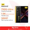 POCO Anteprima mondiale POCO X7 Versione globale Smartphone Dimensity 7300-Ultra 6.67" 1.5K AMOLED Display curvo 45W Turbo Ricarica NFC - 8GB 256GB Black