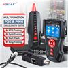 NOYAFA Tester per cavi di rete NF-8601 Localizzatore di cavi con PoE/PING Misura lunghezza Wiremap Tester Strumenti di rete - NF-8601