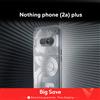 Nothing Versione globale Niente Telefono (2a) Plus Display AMOLED da 6,7" 120 Hz MTK Dimensity 7350 Pro Fotocamera da 50 MP Batteria da 5000 mAh Carica da 50 W - 12GB 256GB Black