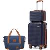 KONO valigia set 57 cm bagaglio a mano beauty case custodia per cosmetici borsa da viaggio borsa da viaggio per wc