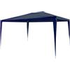 Tenda da ricevimento 3x4 m PE BleuParasol da esterno, tenda, mobili da esterno, forniture per la casa, decorazione - Blue