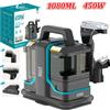 Other Seeiswork Aspirapolvere umido e secco 15Kpa Pulitore portatile per tappeti per divani con filo Doppia testa della spazzola Macchina per la pulizia dei tessuti macchiati - 450W Black