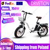 Bici elettrica 750W Potente Motore 48V40AH Rimovibile SAMSUNG Doppia Batteria E-bike Per Adulti 20*4-In Fat Tire Mountain Bicicletta Elettrica - White disc brake