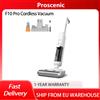 Proscenic Aspirapolvere e scopa a batteria Proscenic F10 Pro, autopulente automatizzato, autopulente di 30 minuti, autopulente, schermo LED, bordo completo - F10 Pro