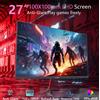 GreBear Monitor per computer da 27 pollici Monitor per PC con pannello IPS FHD 1080p 75Hz Display a LED Schermo desktop per ufficio domestico, HDMI, VGA, sfarfallio - Black