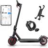 SUNNIGOO Scooter elettrico pieghevole da 350 W in lega di alluminio 8,5 "pneumatico 36 V 10,4 Ah batteria al litio con app monopattino per adulti Escooter - 350W