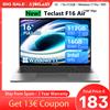TECLAST F16 Air laptop da 16 pollici, ribaltamento 180 gradi, 16 GB + 512 GB, per CPU Intel N95, Windows 11, mini HDMI, tastiera retroilluminata - Laptop