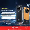 Ulefone Armor 23 Ultra 5G Telefono robusto Messaggio satellitare Smartphone 120W 64MP Telecamera notturna 24GB + 512GB NFC Android 13Telefono cellulare - Black