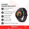 Huawei Smartwatch HUAWEI WATCH GT 5, monitoraggio della salute, mappa integrata, messaggio di riproduzione, compatibile con iOS e Android HUAWEI WATCH GT5 - GT 5 46 mm Black