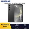 Samsung Galaxy S24 5G ricondizionato 6.2 "AMOLED ROM 256/512 GB RAM 8 GB Versione globale Exynos NFC Telefono cellulare Android AI originale - Marble Grey