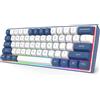REDRAGON Tastiera da gioco Redragon K717 PRO personalizzata QMK/VIA, tastiera meccanica programmabile wireless a 61 tasti, interruttori Dragon Chant -