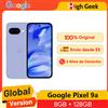 Google Versione globale Google Pixel 9a 5G Smartphone Google Tensor G4 6.3inches 120Hz Actua display 5100mAh Batteria 48MP Fotocamera posteriore NFC - Obsidian