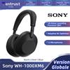Sony Cuffie wireless HD con cancellazione del rumore originali Sony WH-1000XM6 ⁤ Processore con cancellazione del rumore QN3 12 microfoni 30 ore di durata della batteria - Platinum Silver