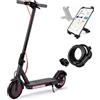 SUNNIGOO Scooter elettrico da 8,5 pollici con funzione app, con supporto per cellulare e protezione antifurto, scooter elettrico pieghevole, 25-30 km - 350W Pneumatic tire