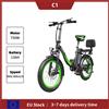 RANDRIDE Hidoes C1 Bicicletta elettrica 750W Motore 48V13AH Batteria rimovibile Pieghevole EBike Adulto Equitazione Pneumatico da 20 pollici Ebike - Green