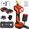 OUTIGO Forbici Potatura Elettriche con 2x21V Batterie, 25 mm, 2*1500mAh, con Motore brushless per giardinaggio, alberi da frutto, vigneto - Rosso