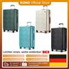 Supercase Valigia Super valigia bagaglio a mano custodia rigida ABS + PC con serratura TSA, 4 rotoli e maniglia telescopica - Black