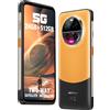 Ulefone Armor 23 Ultra 5G Rugged Phone Satellite Message 120W Smartphone 64MP Night Camera 24GB + 512GB NFC Android 13 cellulare - Black
